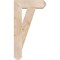 Ekena Millwork Traditional Craftsman Smooth Bracket, Douglas Fir, 3 1/2"W x 14"D x 26"H BKT04X14X26TRA04SDF - alternate 2